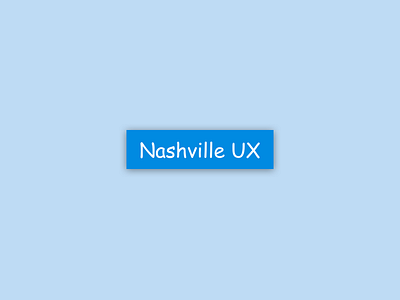 Nashville UX logo exploration