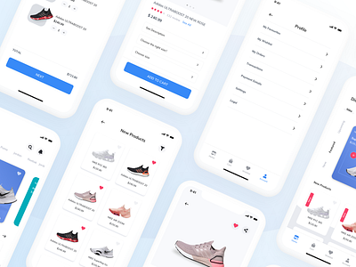 Mobile App Design app brand branding design dribbble ecommerce illustration logo mobile design product sketch sneakers sport store typography ui ux vector web web design