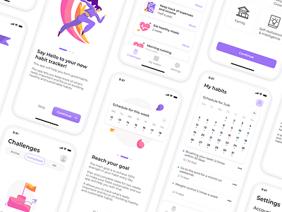 Habit Mobile App Design