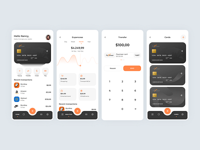 Banking Mobile App Concept by Ella Timoncheva on Dribbble