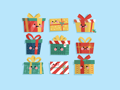 Cute gifts illustration
