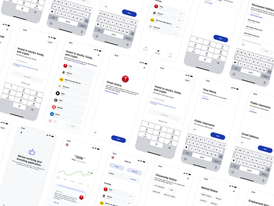 Invest App animation app app design branding chart crypto cryptocurrency illustration invest login logo mobile money print product design typography ui ux web web design