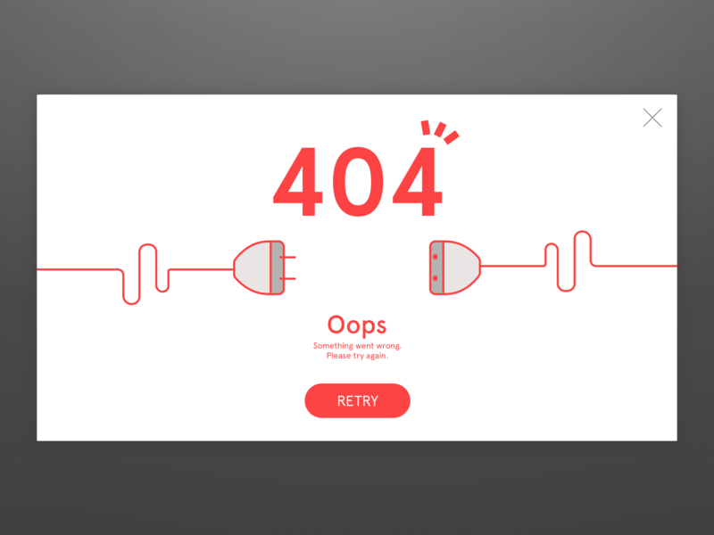 Daily Ui #008 404 page animation app brand branding dailyui design develope dribbble flat icon illustration ios ios app logo minimal sketch ui ux vector web