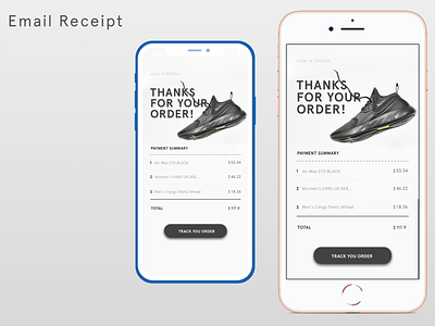 Daily UI #017 Email Receipt