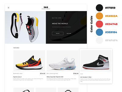 E-Commerce Project app boots brand business color design dribbble e comerce e commerce shop guide illustration logo shop sketch sneaker sneakers ui ux vector web