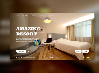 Landing page UI dailyui hotel app hotel booking hotel branding landing page ui ui ux uxui