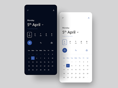 Dark or light theme? app design dailyui dark mode dark ui design event app mobile mobile app ui uiux