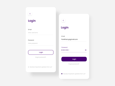 Minimal sign in screen dailyui design sign in ui ui ui design uidesign uiinspiration uiux uxui