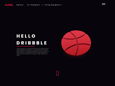 Dribbble Home 2020 trends 3d blender branding design dribbble figma logo shot ui ui design ux ux design