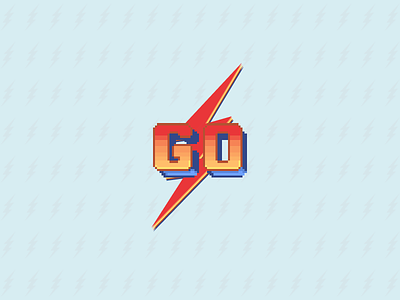 GO design figma logo pixel pixelart vector