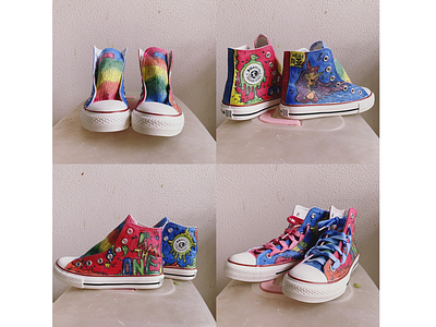 Colourful Shoes illustration shoe