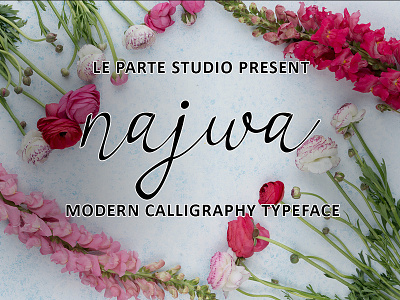 Najwa Modern Calligraphy Typeface