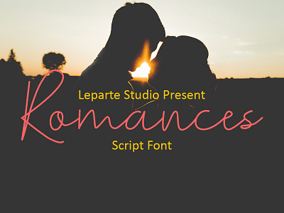 Romances Script Font calligraphy font designbundle foam focus font font awesome font duo le parte studio logo modern card typhography ui