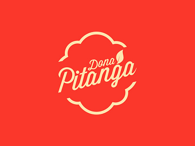 Dona Pitanga branding food fresh fruit id visual logo