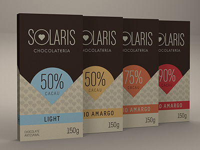 Solaris Chocolateria chocolate cut embalagem packagin