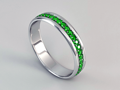 Ring 02 - Emerald