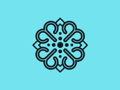 Mandala branding icon mandala