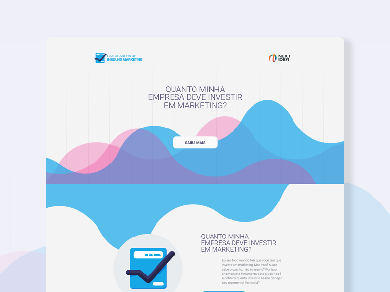 Inbound Marketing Calculator by Carlos Silva on Dribbble