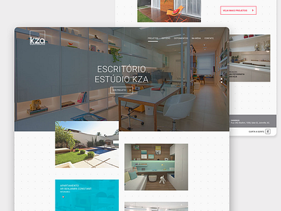 Estudio Kza - Redesign Proposal estudio kza redesign website