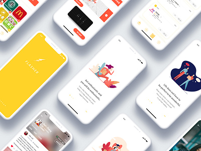 Flasher APP - 跑腿英雄 app illustration ui