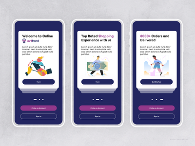 CartHunt | Onboarding Screen | Login | Signup #2