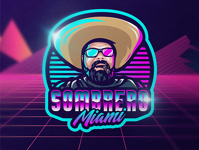 sombrero design esportlogo esports game design game streaming gamelogo gaminglogo illustration logo mascot mascot logo mixer sports sports logo teamlogo twitch twitch logo