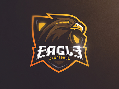 EAGLED design esportlogo esports gamelogo gamestreaming gaminglogo illustration logo mascot mascot design mascot logo mixer mixeroverlay mixerstreamer twitch