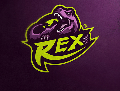 REX design esportlogo esports game design gamelogo games logo gamestreamer gaminglogo illustration logo mascot mascot logo mascotlogo mixer twitch twitch logo