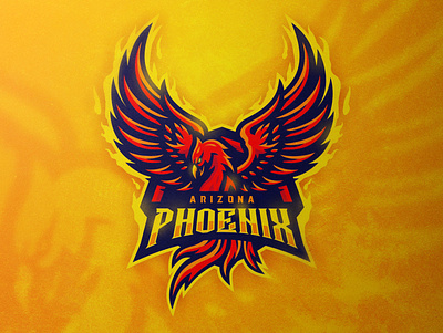 ARIZONA PHOENIX design esportlogo esports gamelogo gaminglogo illustration logo mascot mascot logo twitch