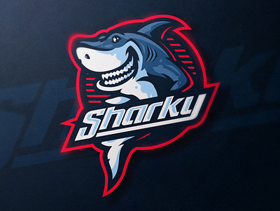 Sharky Boy design esportlogo esports gamelogo gaminglogo illustration logo mascot mascot logo mixer