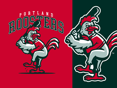 BASEBALL ROOSTERS MASCOT baseball baseball logo branding design esportlogo esports gaminglogo illustration logo mascot mascot logo roosterlogo roosters