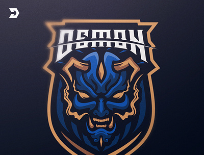 demon premade logo FOR SALE design esportlogo esports gamelogo gamestreaming gaminglogo illustration logo mascot mixer streamer twitch