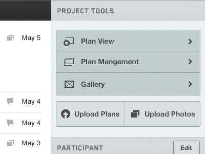 Project Tools ui