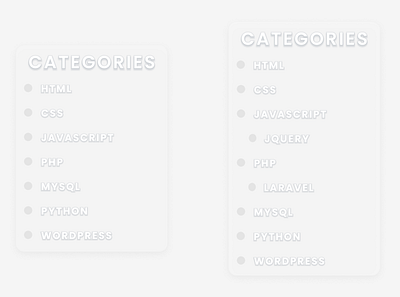 Category Compenent Design categories category design