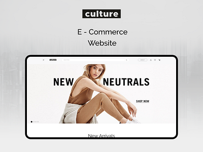 Culture (E-Commerce Website)