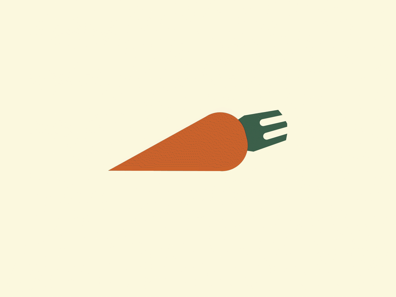 Roots & Carrots Logo animation  🥕🍴
