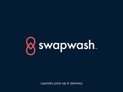 Swapwash - Logo design & Animation animation blue branding icon laundry logo logo animation logo design branding logo icon logo icon symbol logodesign logos logotype red swap typography wash