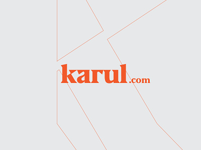 Snowboard logo Karul brand design brand identity branding design icon illustrator karul logo logo design logodesign logotype mark orange typography