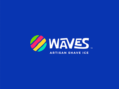 Logo Waves Artisan Shave Ice