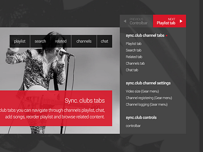 sync.club help modal design