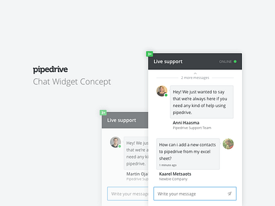 Chat Widget Concept
