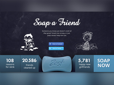 Soap A Friend clean design soap web web design zest