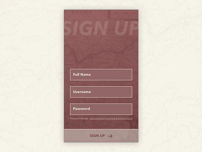 Sign Up Form dailyui