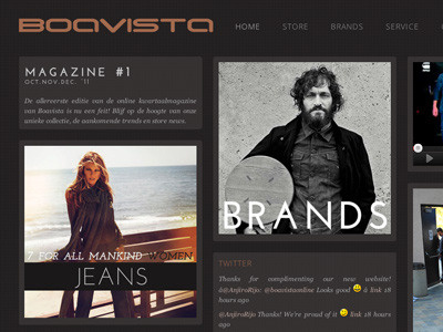 Boavista Magazine Website fashion magazine website