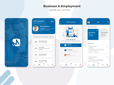 Business and Employment Mobile App job naukri online job social media