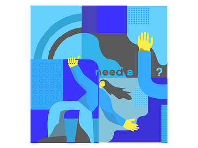 Need a hand? character design designer digital graphic illustration minimal