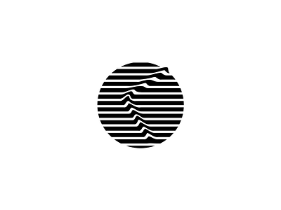 The Wave blackandwhite blackandwhitelogo lines logo logodesigner minimal minimallogo wave