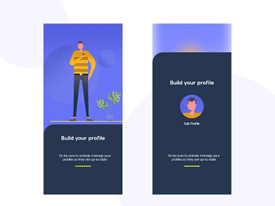 UI Profile app design designer digital flat graphic graphicdesigner icon illustration illustrationartist illustrator logo minimal simple typography ui ux vector web website