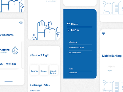 ComBank App bankapp cleanui frontend minimal minimalist minimalui ui userinterface