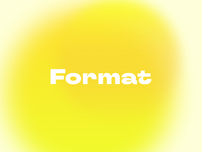 Format studio logo branding design lettering logo minimal type typography vector